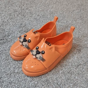 Mini Melissa Girls Shoes Orange Tiger Size 12 - Picture 1 of 6