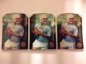 1995 SP CHAMPIONSHIP Steve McNair DIE-CUT ROOKIE 3 CARD Lot #19 OILERS - Picture 1 of 2