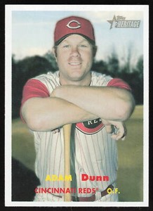 2006 Topps Heritage #112 Adam Dunn     Cincinnati Reds Card
