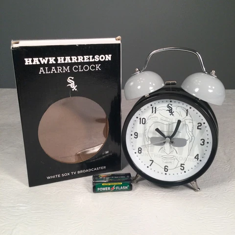 Hawk Harrelson Talking Alarm Clock Chicago White Sox New in Box SGA Giveaway Cover