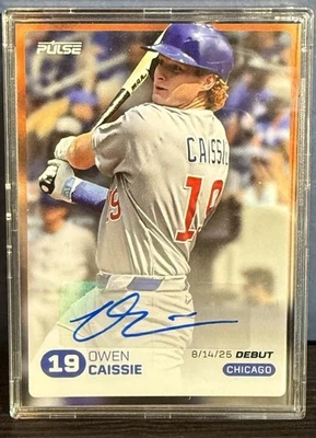 OWEN CAISSIE Pulse Debut Rookie Auto 13/30 - Image 1 of 2