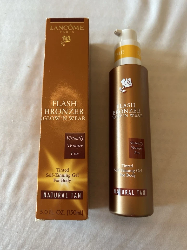 Gel autobronceador tintado Lancôme Flash nuevo en caja 5 oz. Botella Foto 1 de 4