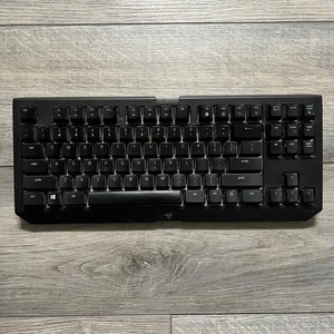 Razer BlackWidow TE Chroma V2 Mechanical Gaming Keyboard Orange PARTS REPAIR - Picture 1 of 8