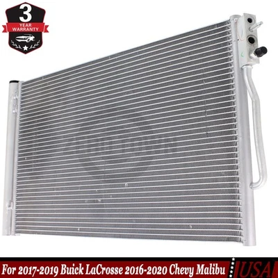 AC Condenser for 2017 2018 2019 Buick LaCrosse 2016-2020 Chevy Malibu Aluminum - Image 1 of 4