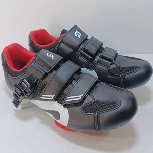 Peloton G-18 Unisex Adult Cycling Shoes EU Sz 38, US Wmns 7.5, Black/Red/White - Picture 1 of 5