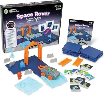 NUEVO Juego de actividades de codificación Learning Space Rover Deluxe robótica niños presente Foto 1 de 4