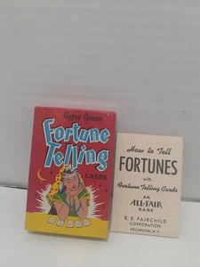 Gypsy Queen Fortune Telling Card Game Original Box & Instructions Fairchild - Picture 1 of 7