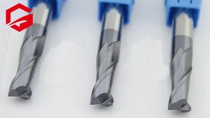 3pcs HRC45° D8 x 60-2F diameter 8mm 2Flute End Mill Milling Cutter Lathe Tools - Picture 1 of 4