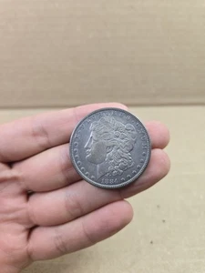 1884 $1 Morgan Silver One Dollar US Coin San Francisco Used Condition See Photos - Picture 1 of 10