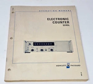 1971 HP HEWLETT PACKARD 5245L ELECTRONIC COUNTER OPERATING MANUAL - Picture 1 of 8