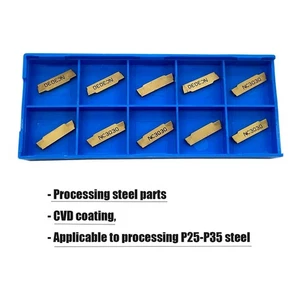 MGMN200-G Inserts Outil Carbure Cimenté Coupe pour MGEHR/MGIVR - Photo 1/12
