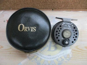 Carrete con mosca ORVIS pesca con mosca disco Battenkill #3/4 Gunmetal color negro - Imagen 1 de 7