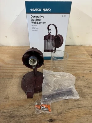 Наружное настенное бра Nuvo Lighting 60/3461 высотой 11 дюймов, старая бронза *ЧИТАЙТЕ* - Изображение 1 из 4