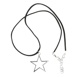 Hollow Star Pendan Necklace Fashion Choker Simple Clavicle Chain Necklace - Picture 1 of 8