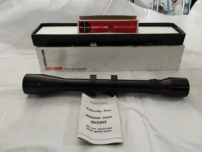 Mira para rifle Bausch & Lomb Balfor A con mira estándar transparente 4X con caja Foto 1 de 4