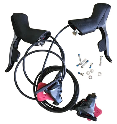Par de palanca de freno de cambio y pinza de disco hidráulica SRAM Force eTap AXS HRD de 12 velocidades Foto 1 de 4