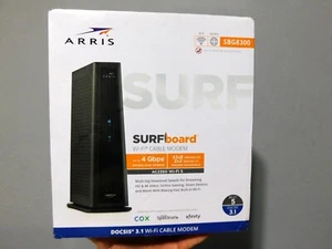 ARRIS SBG8300 AC2350 SURFBOARD DUAL BAND WI-FI 5 CABLE MODEM DOCSIS 3.1 NEW - Picture 1 of 6