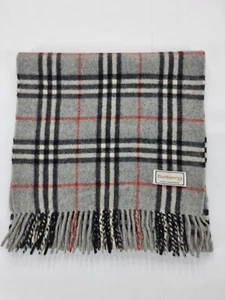 Original Burberry Pure Cashmere Schal Gr. 132cm oder 52cm guter Zustand - Bild 1 von 8