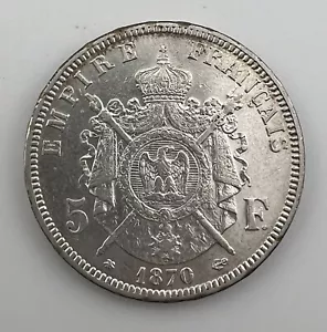 1870 A France 5 Francs pq - Picture 1 of 2