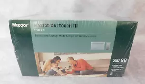 Maxtor Seagate OneTouch 3 320GB ExHD Fire400 USB2 T01G300 SEALED 320 - Picture 1 of 4