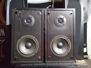 Altec Lansing 85 altoparlanti da libreria vintage testati e funzionanti 100 W - Foto 1 di 10