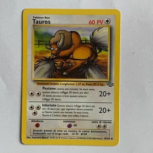 Tauros 47/64 Set JUNGLE POKEMON Card Carta ITA - Imagen 1 de 1