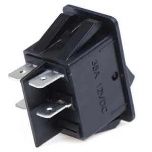 12V 35A Universal Car Red LED Fog Light Rocker Switch Dash Dashboard 4Pin yu - Picture 1 of 12