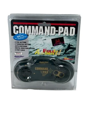 QuickShot Command Pad VTG 1996 NEW Wired Controlled for IBM PC Computer QS-217C - Image 1 of 4