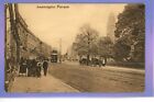 Early 1915 Tram Horse & Carts Leamington Parade Warwickshire Vintage Postcard