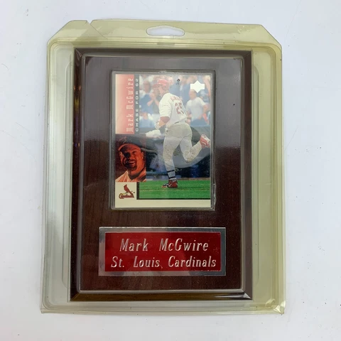 Mark McGwire St Louis Cardinals Trading Card Plaque New Cover