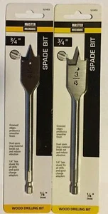 Master Mechanic 521453, broca de pala 3/4"" x 6", juego de 2 - Imagen 1 de 3