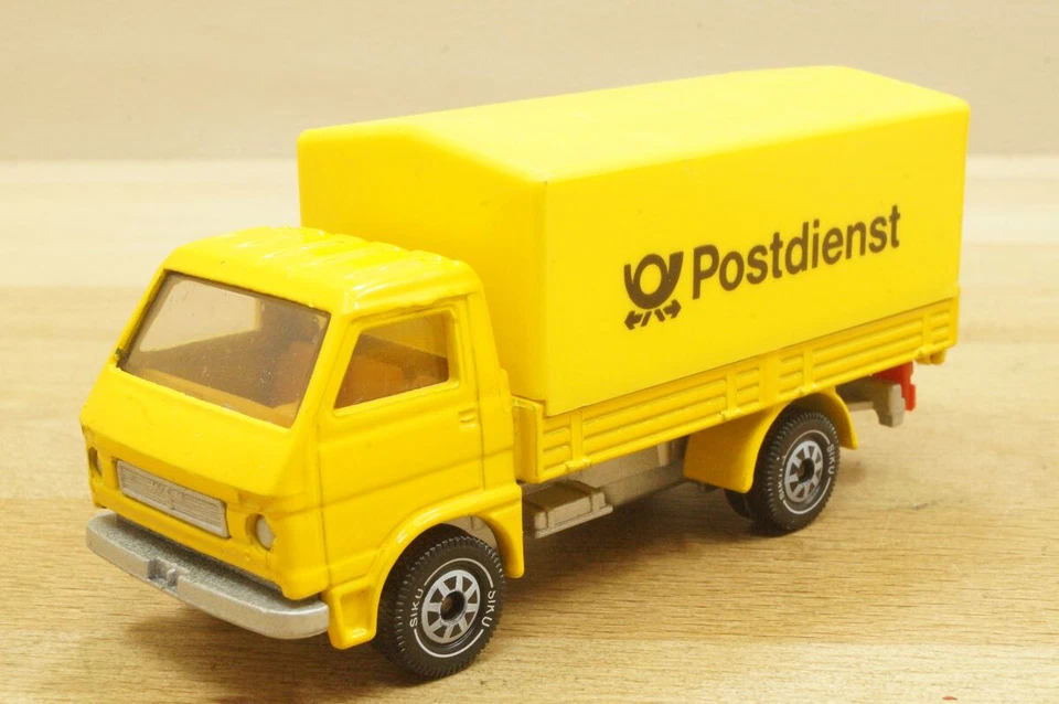 Maßtab 1:43 SIKU 1625 M. A. N. VW Pritsche Con Baldacchino " Postdienst " Senza - Immagine 1 di 4