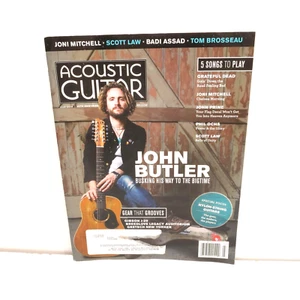 Acoustic Guitar Magazine July 2014 John Butler Joni Mitchell Badi Assad - Picture 1 of 5