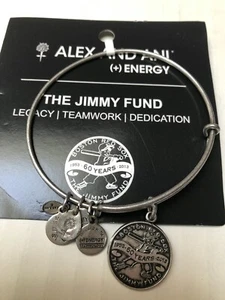 Nuovo Bracciale Alex e Ani Charm Boston Red Sox Jimmy Fund - Foto 1 di 2