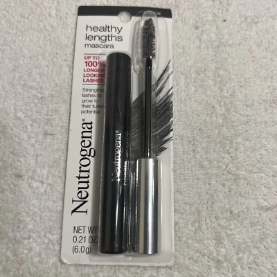 Neutrogena Healthy Lengths Clump Free Mascara, 02 Black, 0.21 oz w/Olive Oil-NEW - Image 1 of 3