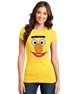 Sesame Street Bert Face Junior Women's T-Shirt - Picture 1 of 1