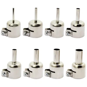 8PCS 3-12mm Heat Gun Nozzle Hot Air Gun Heat Resisting Nozzles Tips Tool for 850 - Picture 1 of 5