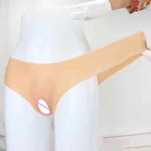 Bragas de silicona realistas gays sexy vagina falsa forma travesti transgénero - Imagen 1 de 16