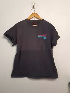 deus ex machina shirt mens size large black natio motorbikes 90s y2k faded - Picture 1 of 11