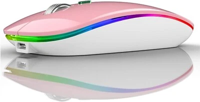 Bluetooth Maus Kabellose LED Funkmaus Wiederaufladbar Leise Wireless USB C308 - Bild 1 von 4