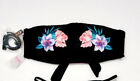 Victoria's Secret swim set PINK Embroidered Bandeau high waist bikini black S M Only $55.00 on eBay