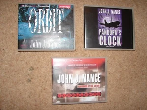 Bundle Job Lot - Three John Nance CD Audio Books -Orbit/Turbulence/Pandoras - Picture 1 of 10