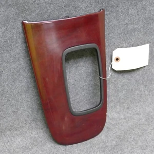 2002-2003 Lexus ES300 Center Console Shifter Bezel Trim LA07 Red Burl OEM 75348 - Picture 1 of 9