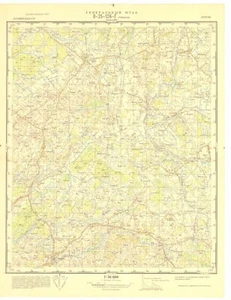 Russian Soviet Military Topographic Map – RIEBIŅI (Latvia), 1:50 000, ed. 1966 - Picture 1 of 7