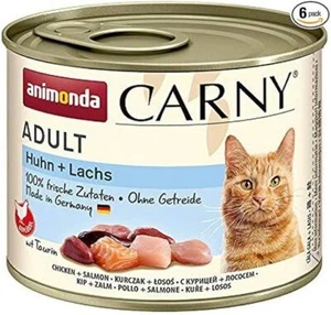Animonda Carny Adult Huhn & Lachs 6 x 200g Nassfutter für ausgewachsene Katzen - Bild 1 von 1
