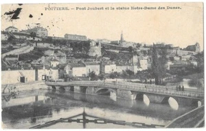 POITIERS 86 Pont Joubert Notre Dame des Dunes CPA écrite à Mme Eloy à Laval 1908 - Picture 1 of 2