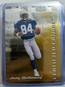 🏆 1995 Select Certified Future JOEY GALLOWAY RC #5 SEATTLE SEAHAWKS - Picture 1 of 2