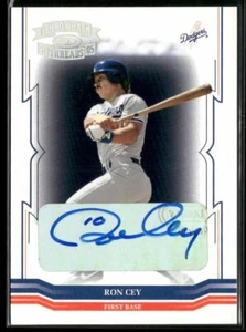2005 Donruss Throwback Threads #295 Ron Cey Signature Marks #/15 - Picture 1 of 2