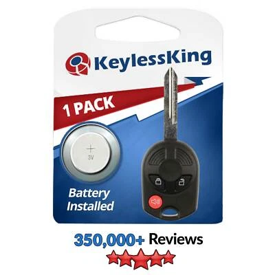 Remote Key Fob Uncut for  2006 2007 2008 2009 2010  Ford F 150 250 350 - Imagem 1 de 4