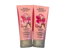 Body Fantasies Signature PINK SWEET PEA Fragrance Moisturizing Lotion - Picture 1 of 2
